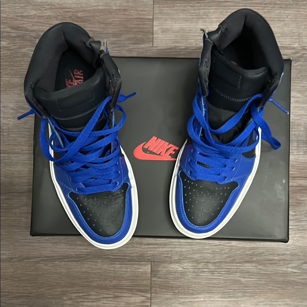 Nike Blue and Black High-Top Sneakers